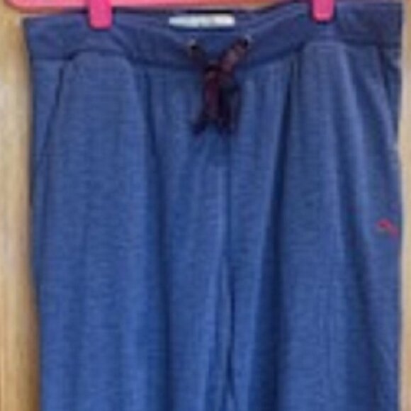 Tommy Bahama Women's Pull On Ultra-Soft Stretch Blue Pants Front Pockets Sz: M - Picture 1 of 4